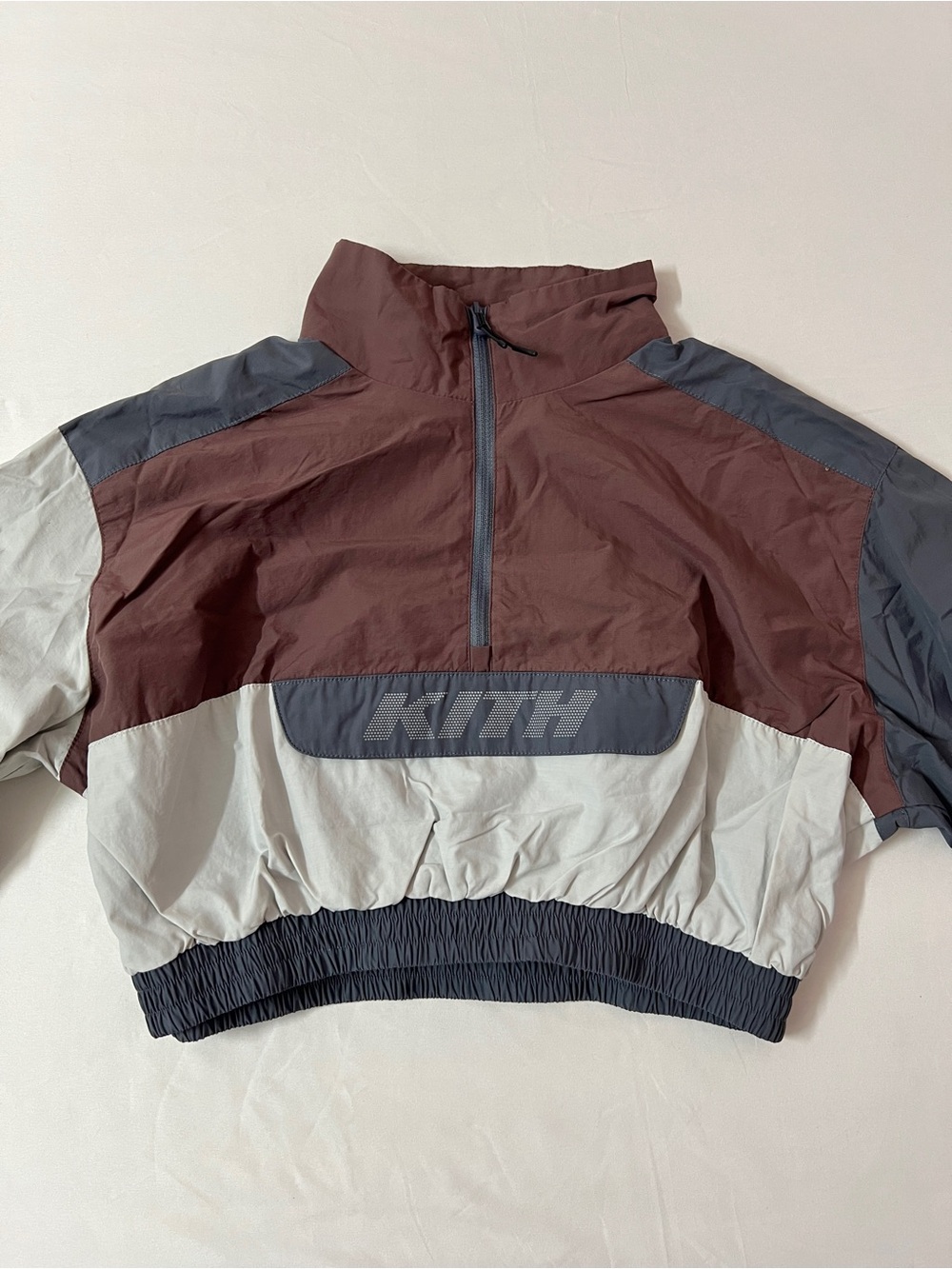 KITH Crop Cropped Track Jacket + Joggers Jogger Pants Pant Set Grey Gray - Picture 3 of 7